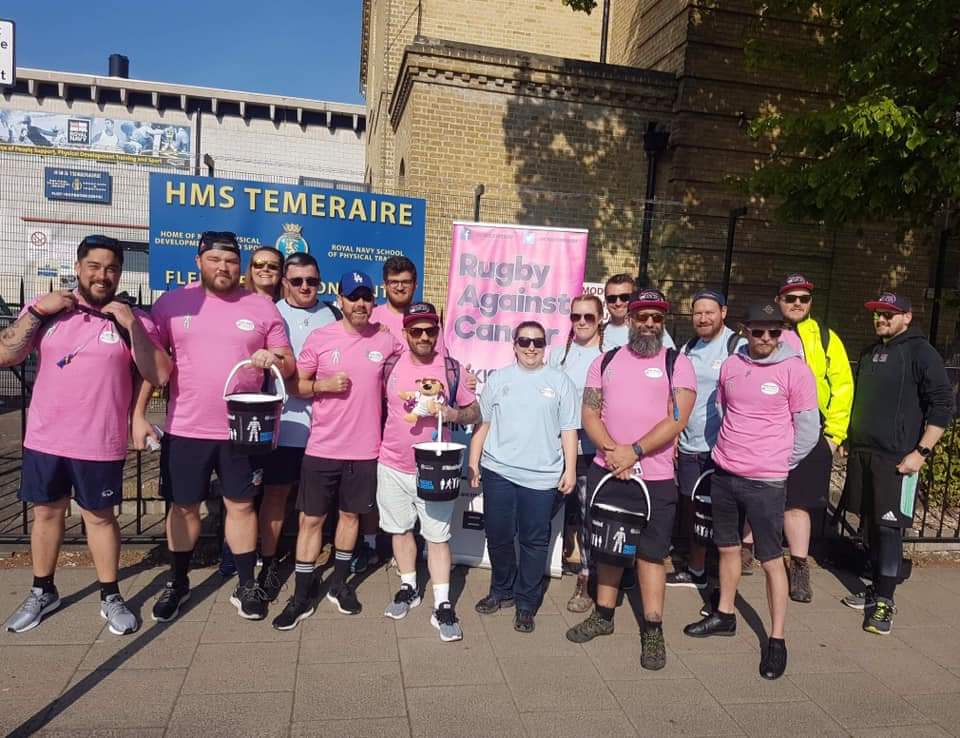 Trekking From Twickers with Rugby Against Cancer