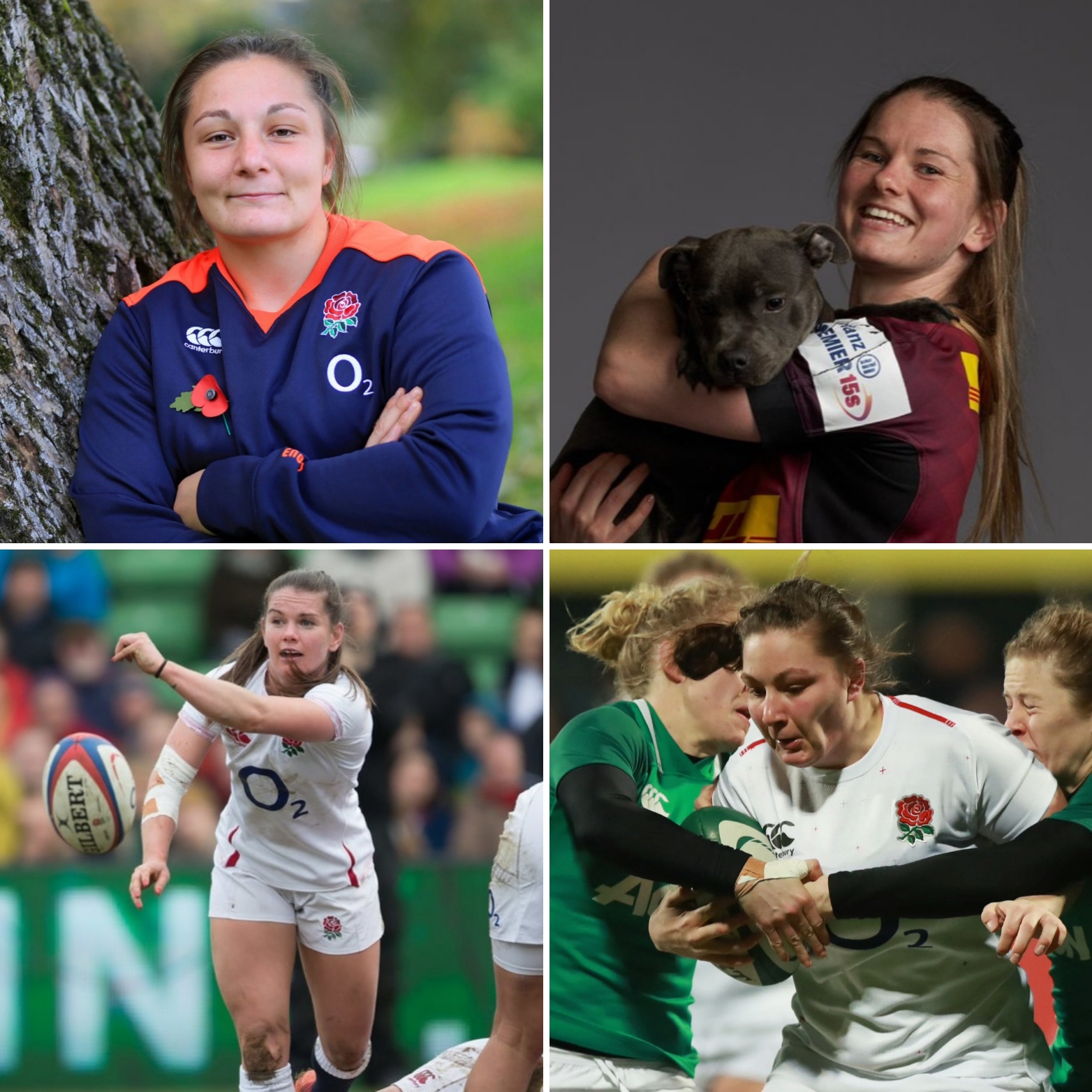 A glimpse into life in the England Rugby camp with Red Roses Amy Cokayne and Leanne Riley